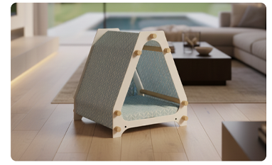 cuccia PIXI di design per cani e gatti da interno